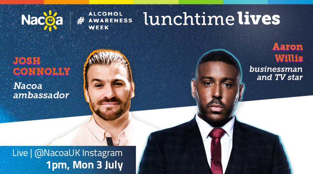 Lunchtime Lives with Aaron Willis alcohol awareness week