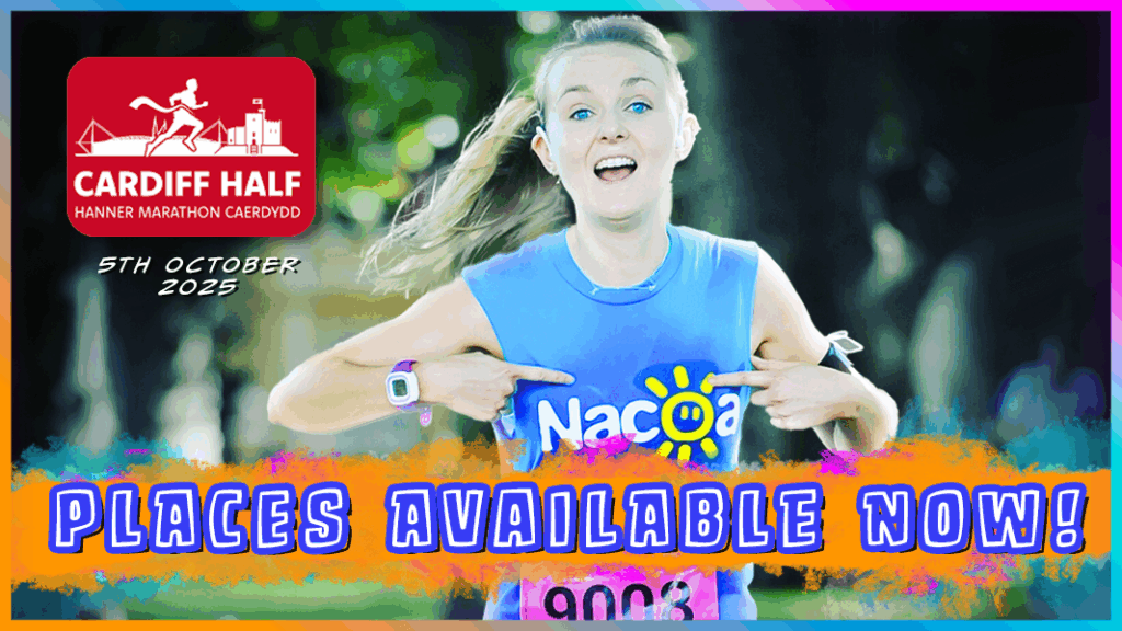 Nacoa places available for Cardiff Half Marathon 2025
