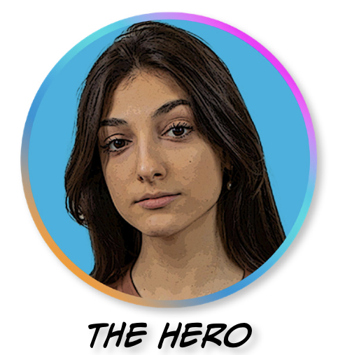 Image of young person representing playing the role of hero in the alcoholic family system