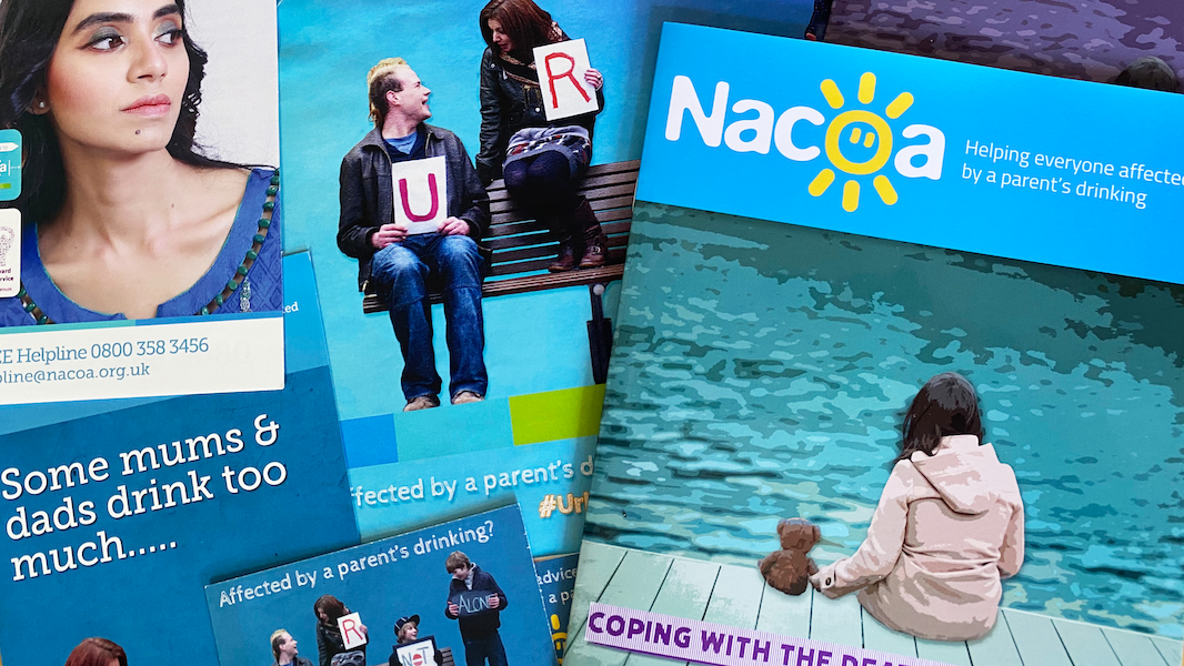 Resources for helping children affected by their parent’s drinking in schools including Nacoa booklets, posters and cards